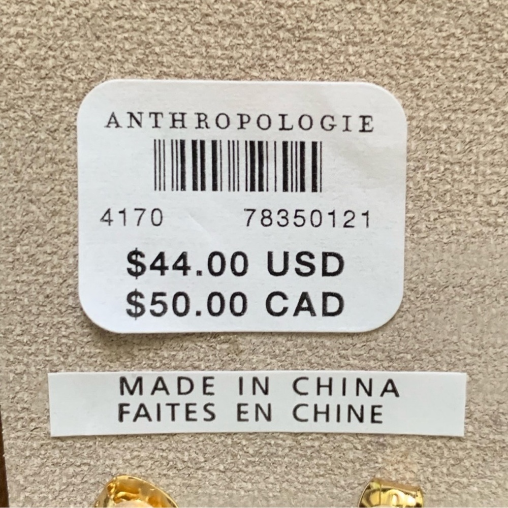 Anthropologie stone cluster earring in pink - Picture 13 of 13